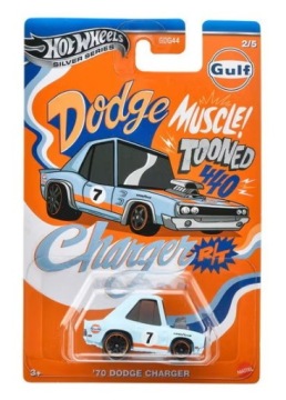 Hot wheels silver series gulf 2/5 dodge charger