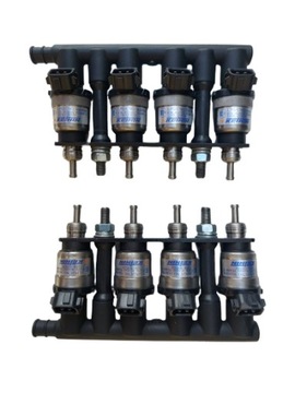Listwa wtryskowa wtryski-wacz-e keihin Prins vsi pomarańczowe 63-cc v8 lpg