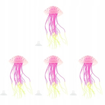Symulowany fluorescencyjny zestaw meduz Shine 4