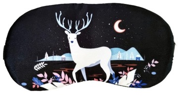 OPASKA NA OCZY DO SPANIA MASKA SATYNA JELEŃ