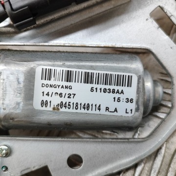 JEEP WRANGLER 2015 MOTOREK STĚRAČE OKNO ZADNÍ