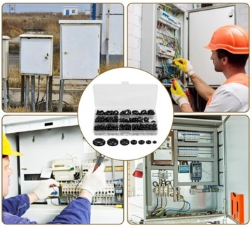 260 РЕЗИНОВЫХ ВТУЛОК, КРЫШКИ ДЛЯ ЗАЩИТЫ ПРОВОДОВ, КОМПЛЕКТ ВТУЛОК ДЛЯ ШТЕКРОВ