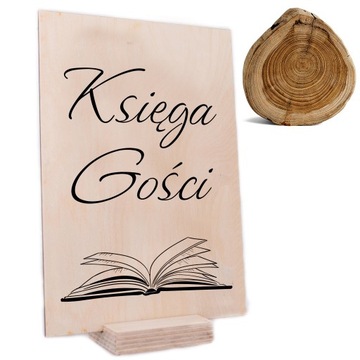 TABLICA INSTAX, ŚWIECA, STÓŁ, KSIĘGA GOŚCI