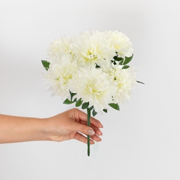 ИСКУССТВЕННЫЕ ЦВЕТЫ ХРИЗАНТЕМ большой БУКЕТ ИЗ 6 ИСКУССТВЕННЫХ ЦВЕТОВ ЦВЕТЫ С