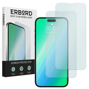 2x Szkło Hartowane ERBORD do iPhone 14 Pro
