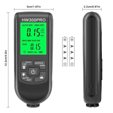 ТЕСТЕР ТОЛЩИНЫ КРАСКИ HW-300PRO