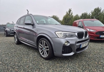 BMW X3 F25 SUV 2.0 20d 190KM 2015 BMW X3 2,0 190 KM Automat F1 Navi Xenon PDC 2.0 Diesel 190KM
