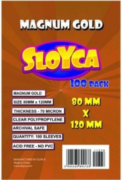 Футболки Magnum Gold 80х120мм SLOYCA