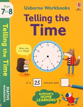 USBORNE WORKBOOKS TELLING THE TIME 7-8 - Holly Bat