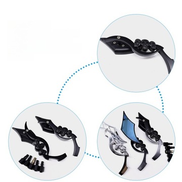 1 пара РУЛЯ МОТОЦИКЛА, ЗЕРКАЛО МОТОЦИКЛА, ЗЕРКАЛО ЧЕРЕПА, ЗАДНИЙ РУЛЬ MI