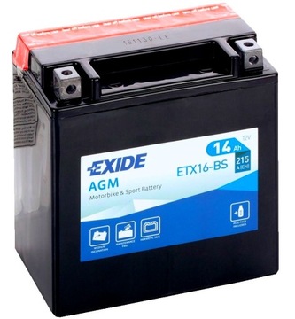 Akumulator Exide YTX16-BS 12V 14Ah 215A