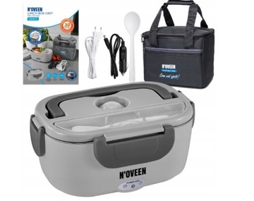 ELEKTRYCZNY LUNCH BOX TERMOS OBIADOWY POJEMNIK 24V