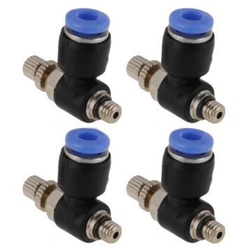 20 sztuk OD 4mm Tube M5 pneumatyczny zawór