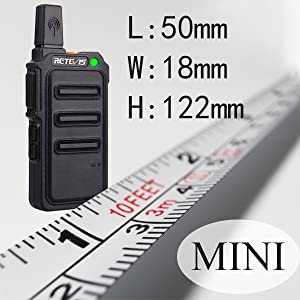 Retevis RT619 Walkie Talkie, перезаряжаемая мини-радиостанция
