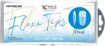 Zestaw Flexi Tips Oval + baza Repair Clear 6ml Nails Company