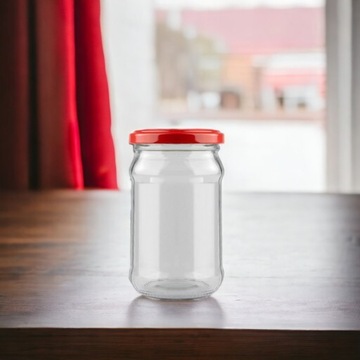 БАНКА 315 мл СТЕКЛЯННАЯ БАНКА ДЛЯ ПРИГОТОВЛЕНИЙ МЕДОВОГО ВАРЕНИЯ С КРЫШКОЙ (120 шт.)