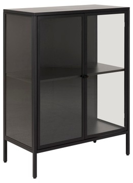 Witryna Actona Newcastle 98,7 x 80 x 40 cm czarna