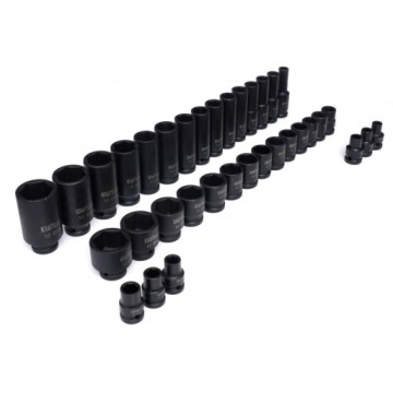 НАБОР УДАРНЫХ ГОЛОВОК 8-32 УДАРНЫХ ГОЛОВОК 1/2 IMPACT, 35 ЭЛЕМЕНТОВ, КОРПУС