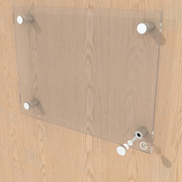 Крепление винта для вывески, расстояние fi12x23 мм.