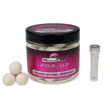 Warmuz Baits GAME OVER SZPROT Kulki Pływające POP UP 15mm + dopalacz