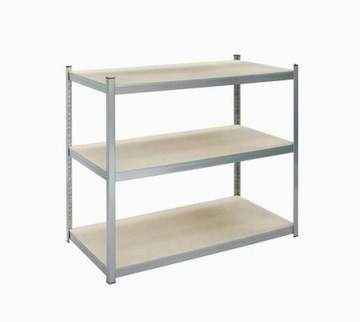 Regał metalowy PIKA ocynk 3 półki 90x100x40