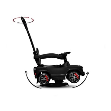 Jeździk XXXL MERCEDES G63 AMG z Kołyską Rączka skrętna prezent na roczek