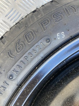 KOLO DOJEZDOVÉ 125/70 R16 SADA OPRAVA YARIS IV 20-