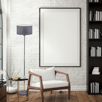 ТОРШЕР - СЕРЫЙ - РЕТРО - E27 - ГОСТИНАЯ