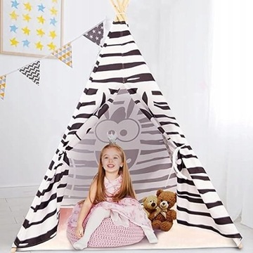 Namiot tipi dla dzieci domek 12 m + zebra
