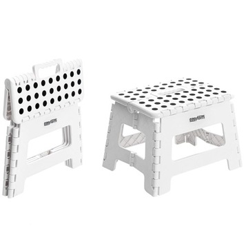 STOŁEK TABORET SKŁADANY ANTYPOŚLIZGOWY 22 cm 150kg