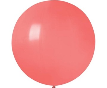 Balon Gigant Kula Pastelowa Koralowy Olbrzymi 75cm