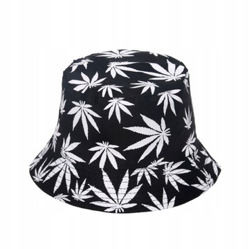 KAPELUSZ BUCKET HAT CZAPKA DWUSTRONNY KOLORY 2w1