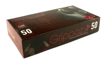 GRIPPAZ RĘKAWICZKI NITRYLOWE OCHRONNE 50 SZT. S 7