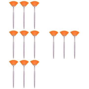 FAN BRUSHES MASKA PRZENOŚNE WENTYLATORY DO MAKIJAŻU RÓŻOWY DO TWARZY