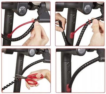 Чехол спирального кабеля для самоката Xiaomi/Ninebot/Motus/Kugoo