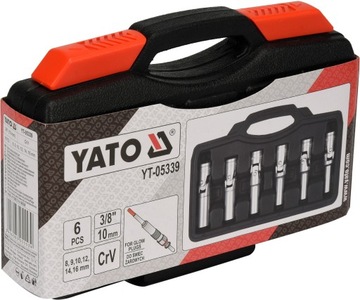 НАБОР КЛЮЧЕЙ ДЛЯ СВЕЧ НАКАЛАНИЯ YATO 6 шт.