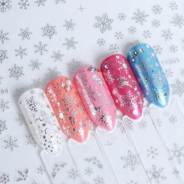 3D наклейки для ногтей Рождество БОМБКИ Y27