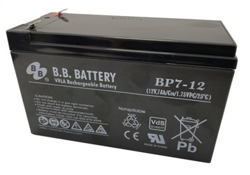 Akumulator AGM B.B. Battery BP7-12 12V 7Ah VdS