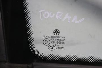 правое стекло кузова VW Touran лифт