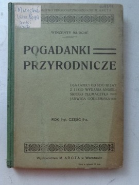 POGADANKI PRZYRODNICZE Wincenty Murche 1910