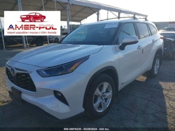 Toyota Highlander 2023r., 4x4, 2.5L