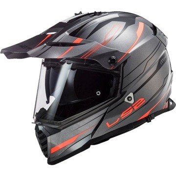 LS2 MX436 Шлем Pioneer Evo Knight Titan Orange XXL