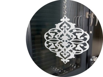 ZAWIESZKA AŻUR ORNAMENT GIRLANDA OZDOBA WZÓR NR 12