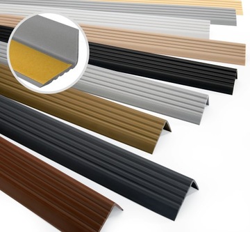 Противоскользящий лестничный профиль ND 1,10 м, светло-серый