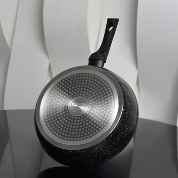 Сковорода глубокая Fissman-Fiore, алюминий, черная