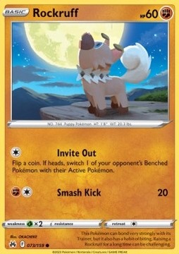Karty Pokemon (CRZ 073) Rockruff