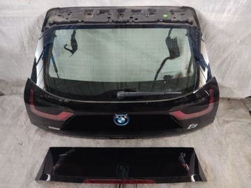 BMW i3 I01 KLAPA BAGAŻNIKA POKRYWA TYŁ LOTKA LAMPY SZYBA EMBLEMAT KOMPLETNA