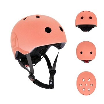 Шлем детский SCOOTANDRIDE S-M Персиковый 3+