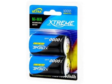 2 szt. Akumulator R20 Ni-MH 10000mAh XTREME