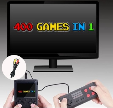 ПОРТАТИВНАЯ МИНИ-РЕТРО-КОНСОЛЬ 400 GAMEBOY GAMES ДОПОЛНИТЕЛЬНАЯ ИГРА ДЛЯ 2 ЧЕЛОВЕК
